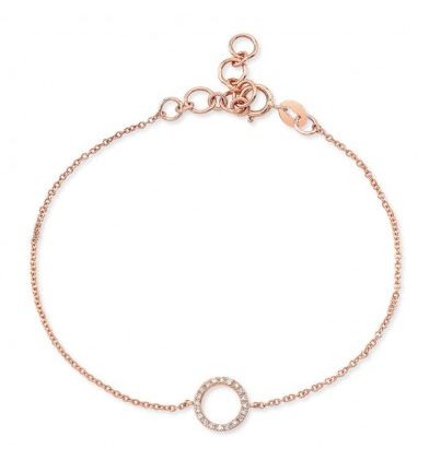 Open Circle Chain Bracelet