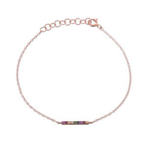 Rainbow Bar Bracelet