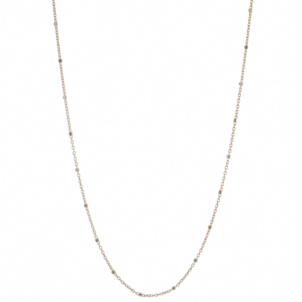 Ice Cube Chain Choker in Yellow Gold