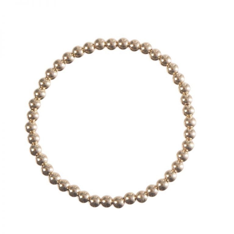 Gold Bead Bracelet (multiple sizes)