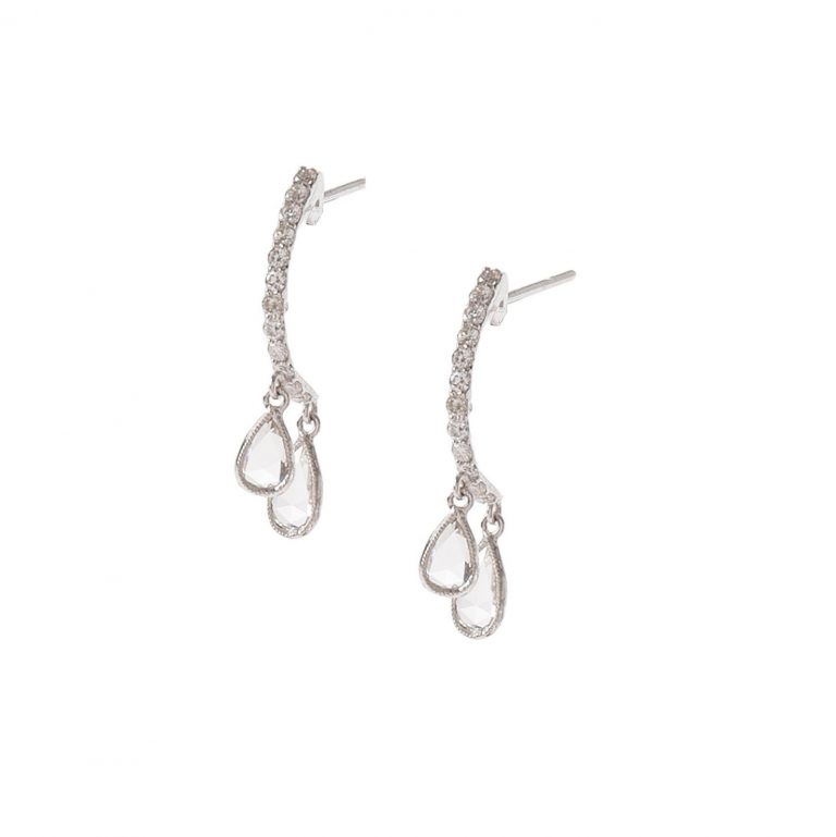 Pear Dangle Curve Earrings