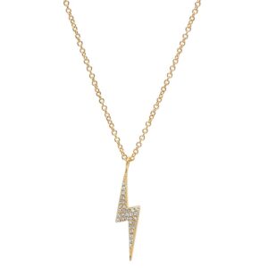 Pave Lightning Necklace