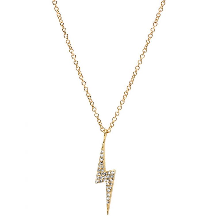 Pave Lightning Necklace