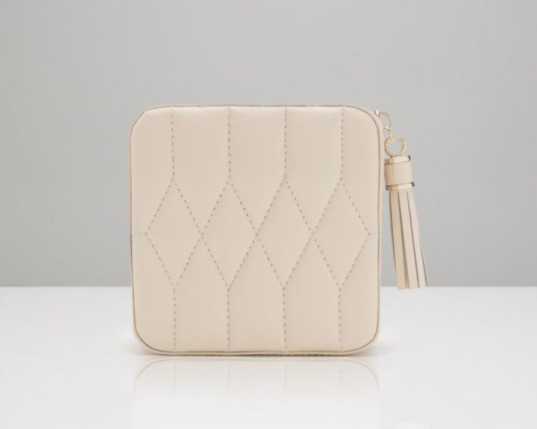 Ivory Zip Travel Case