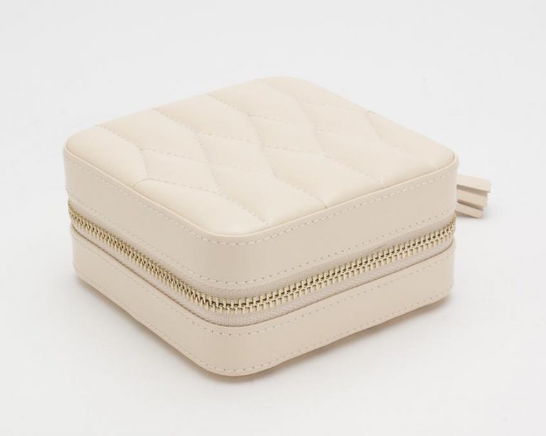 Ivory Zip Travel Case