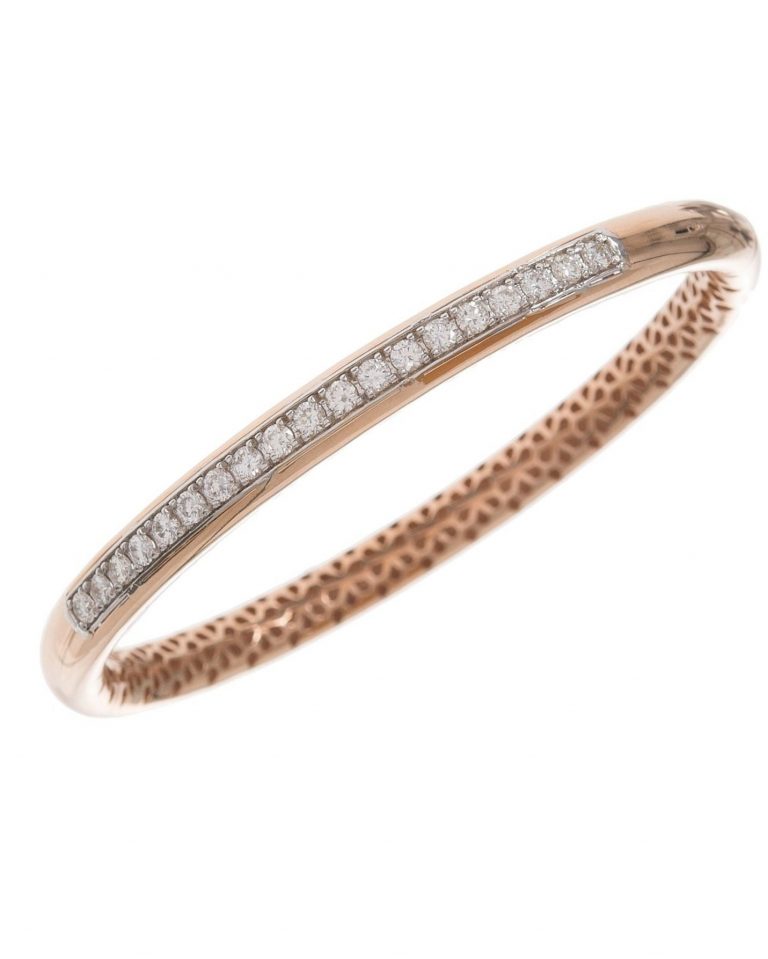 Diamond Oval Bangle