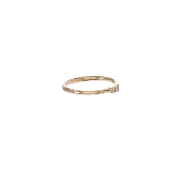 Tapered Baguette Diamond Ring