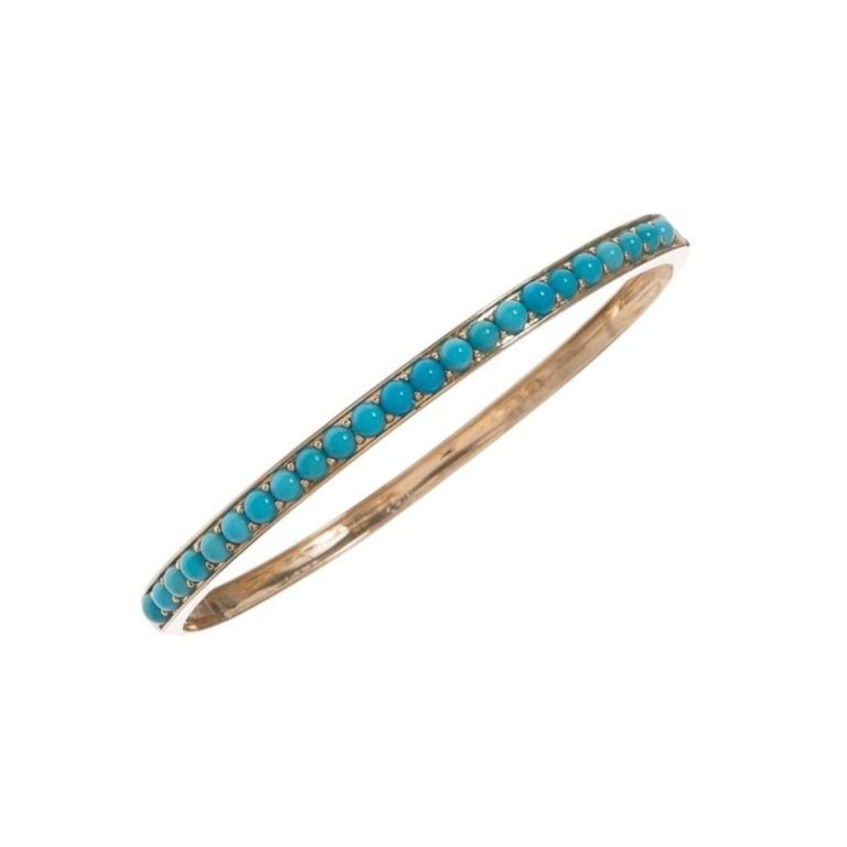 Turquoise Oval Bangle