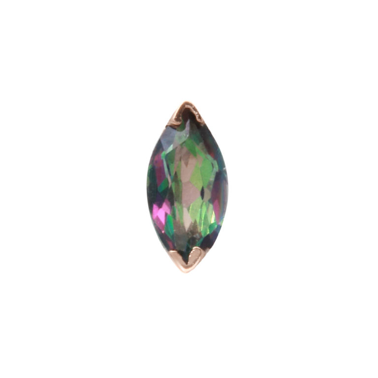 Mystic Topaz Stud