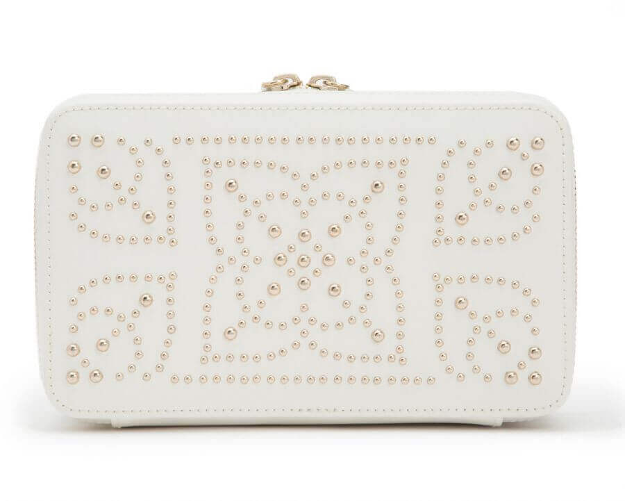 Wolf Marrakesh Zip Case in ivory