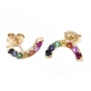 Rainbow Arc Studs