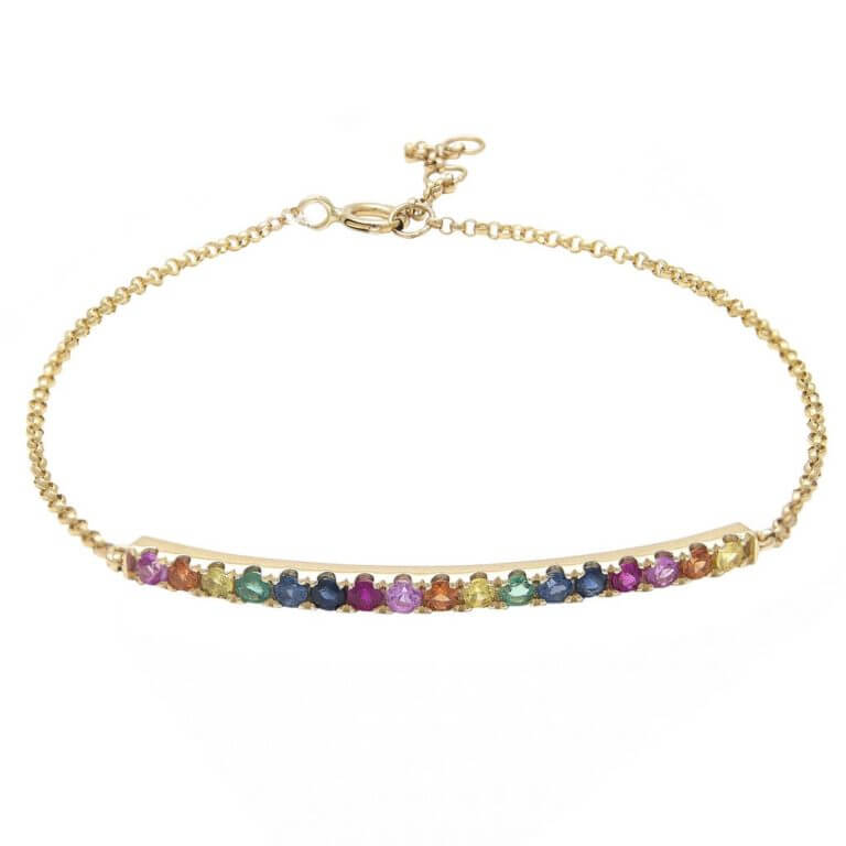 Rainbow Bar Bracelet - Moondance Collection