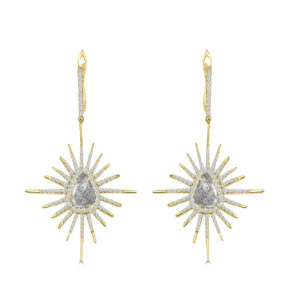 Vivaan Rays Diamond Slice Earrings at Moondance Jewelry Gallery