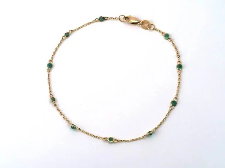 Emerald by the Yard Bracelet at Moondance Jewelry Gallery