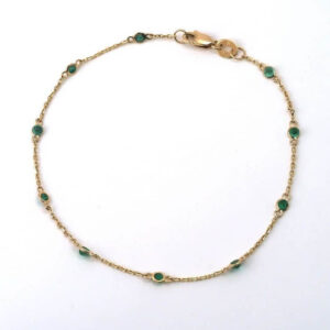 Emerald by the Yard Bracelet at Moondance Jewelry Gallery