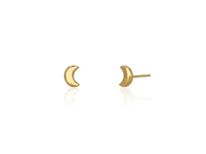 Mini Moon Stud by Rachel Reid at Moondance Jewelry Gallery