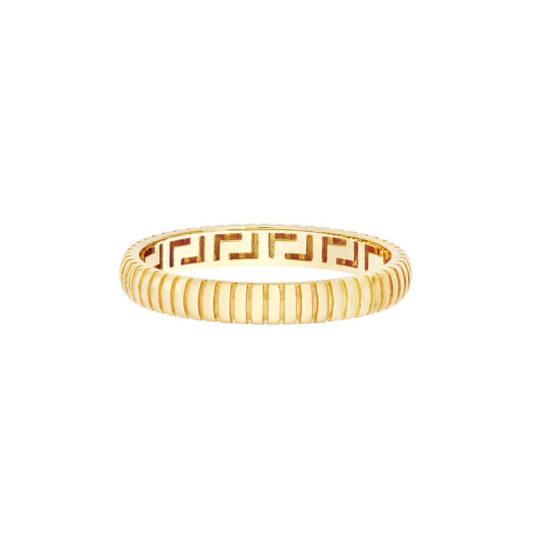 Snake Pattern Band Ring