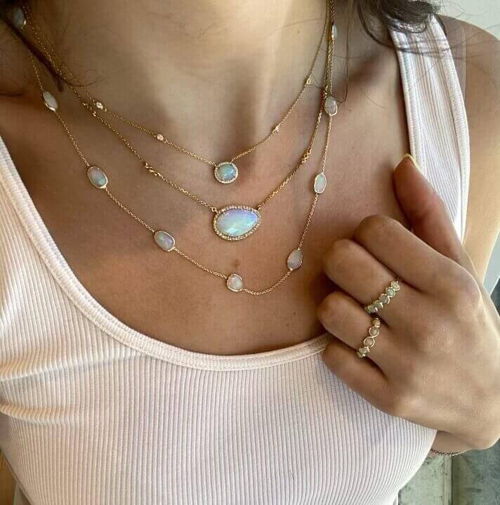 Opal Necklaces and Opal Rings Available at Moondance Jewelry Gallery