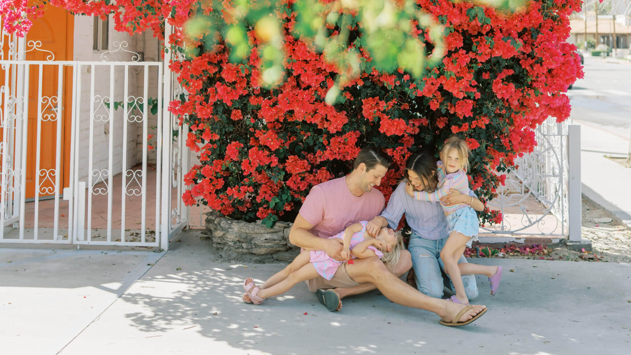 Suzanne, owner of Moondance Jewelry with her family.