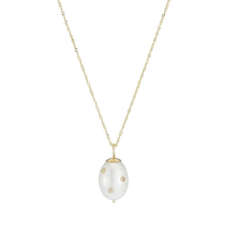 Baroque Diamond Necklace