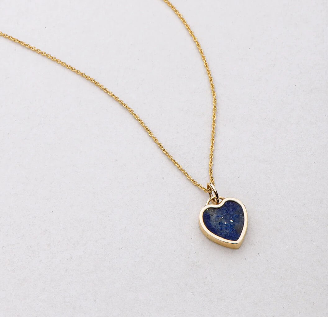 Lapis Heart Pendant
