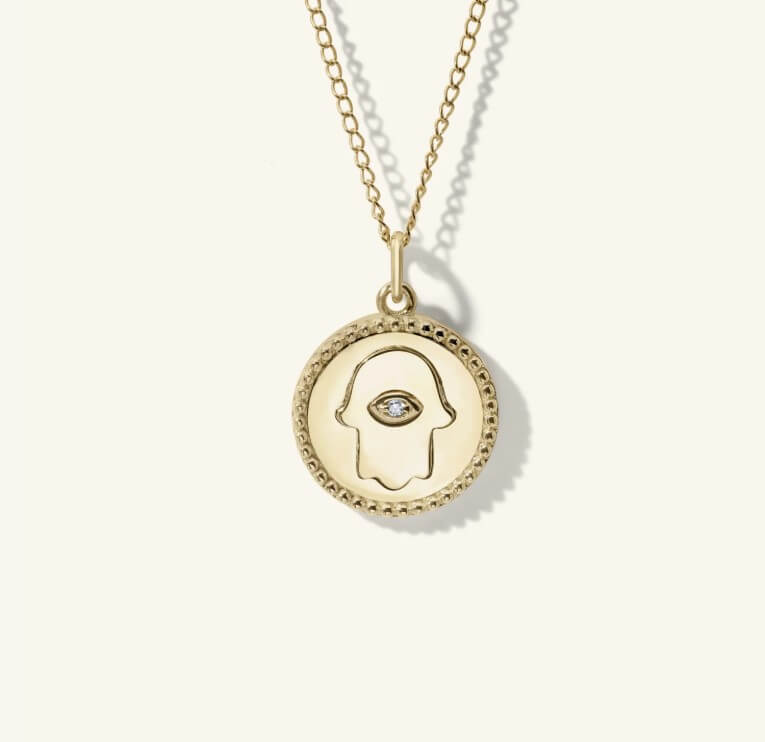 Hamsa Token with Diamond Charm
