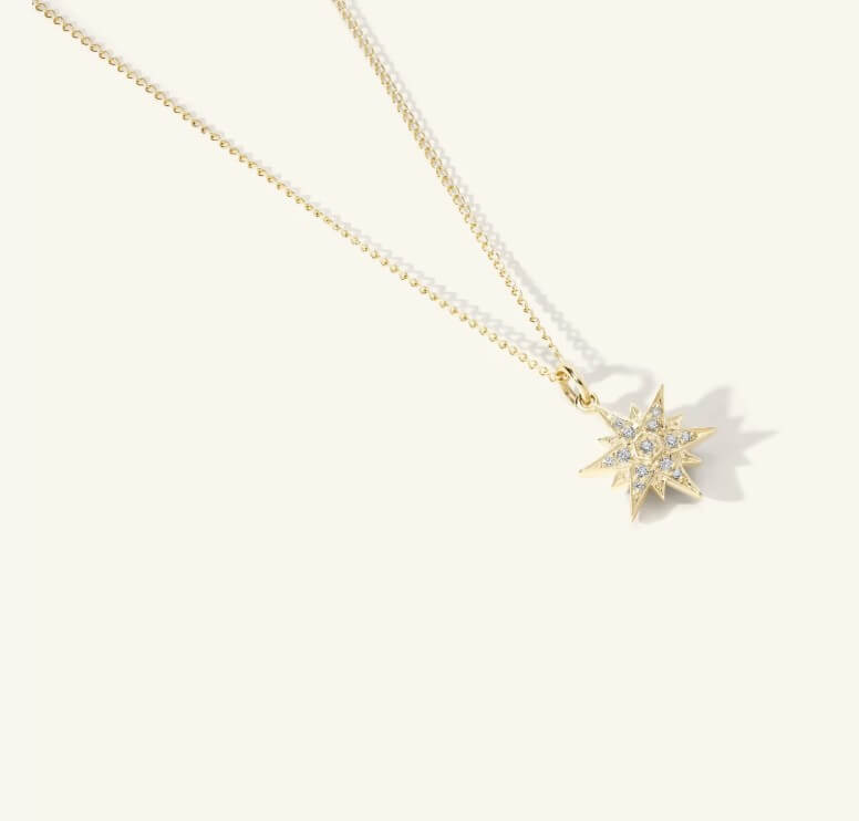 North Star Diamond Charm