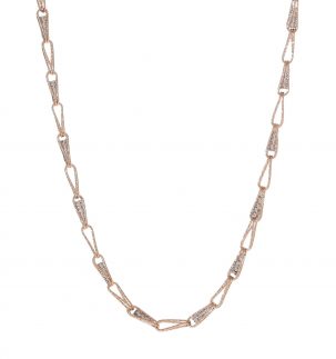 Sparkly Two-Tone Links Choker