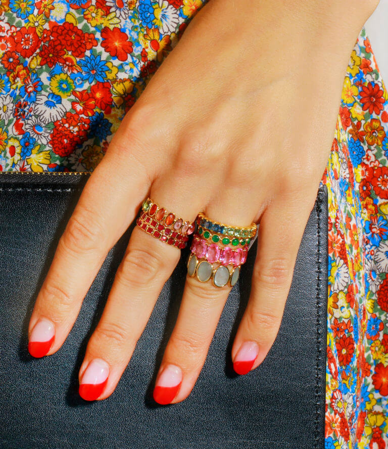 Colorful Rings from Moondance Jewelry Gallery in Santa Monica CA